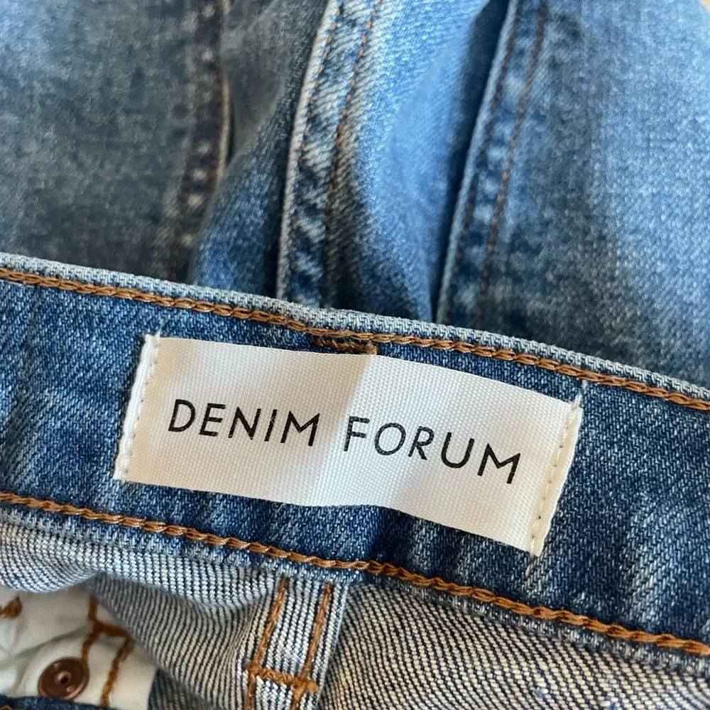 DENIM FORUM The 90s Hi-Rise Stacked Bootcut Jeans. Size 24 - Picture 6 of 11